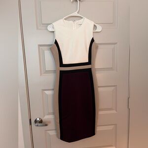 Calvin Klein Colorblock Sleeveless Dress